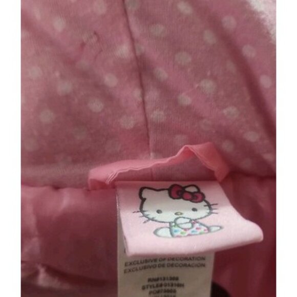 Baby Girl Hello Kitty SnowSuit Size 6-9 Months, pink soft insulated zip & hood - Picture 8 of 15